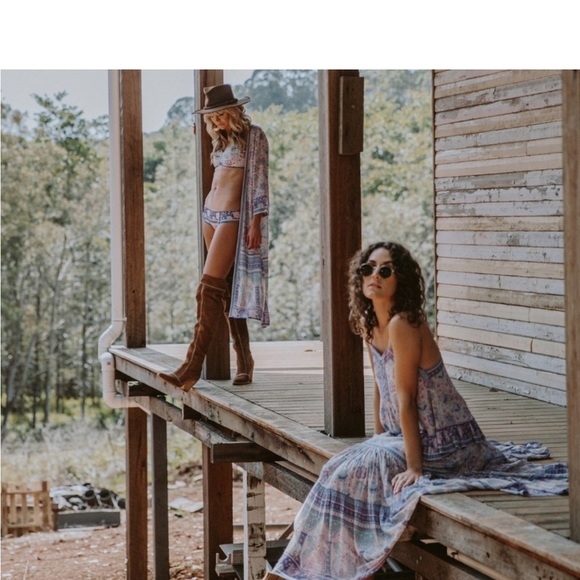 SOLD.   Spell Lilac poinciana bralette sz l - Picture 3 of 10